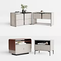 Modern Bedside Table Simple Bedside Table 3d model