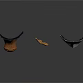 Three Unique Decorative Living Masks with Diverse Materials and Stylish Designs