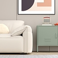 Living room storage cabinet tin cabinet bookcase and so on 3d model