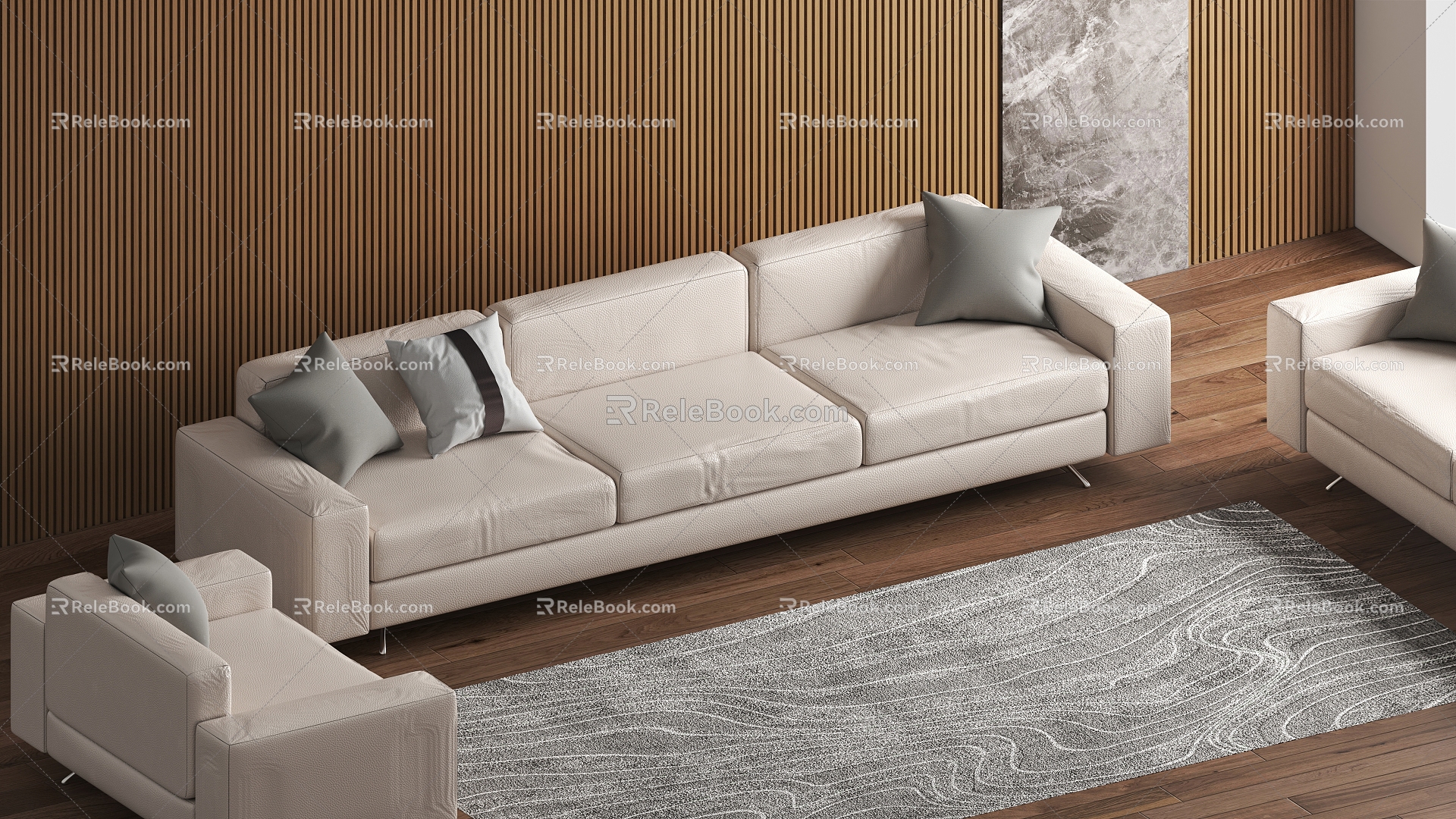 Sofa combination 3d model