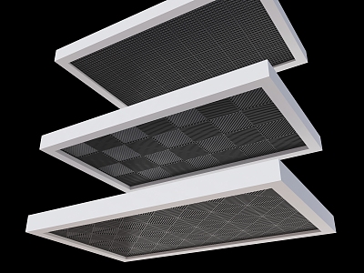 Modern Ceiling Grille Ceiling Office Ceiling Commercial Ceiling 3d model