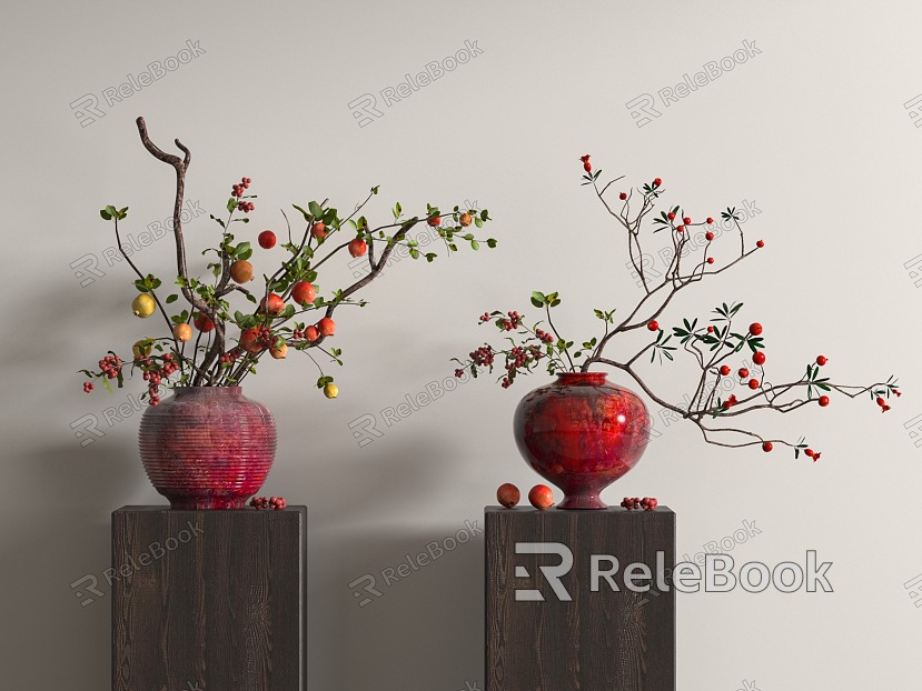 Vase Flower Art model