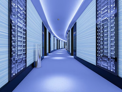 Hotel Corridor Hotel Away Restaurant Corridor Hall Away Catering Away Club Corridor Office Away 3d model