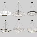Modern Contemporary Chandeliers With Unique White Designs And Warm Light For Interior Decor