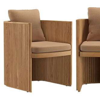 modern leisure chair 3d model