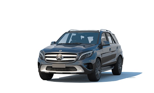 Mercedes-Benz GLE 2016 MercedesBenz Mercedes has less simple mold surface 3d model