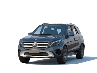 Mercedes-Benz GLE 2016 MercedesBenz Mercedes has less simple mold surface 3d model