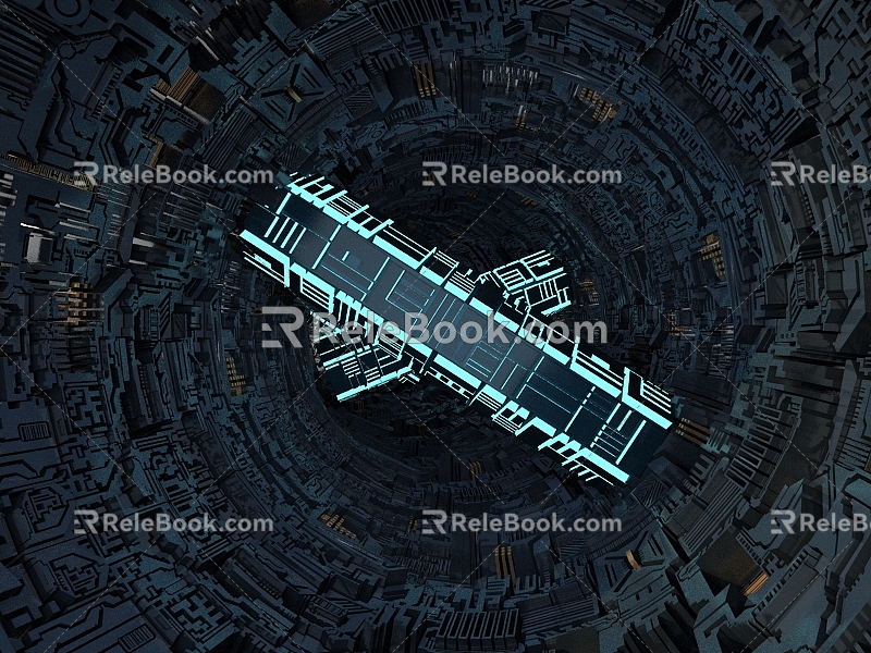 3D stereo chip 3d model