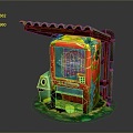 Modern game machine large game machine coin-operated game machine arcade 3d model