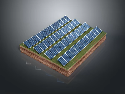 Solar Powered Laptop Featuring Efficient Solar Panels For Green Energy Use 3d model