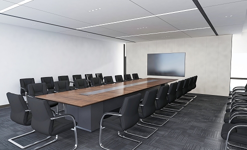 Modern Conference Room 3d model