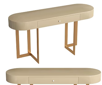 End View Desk 3d model