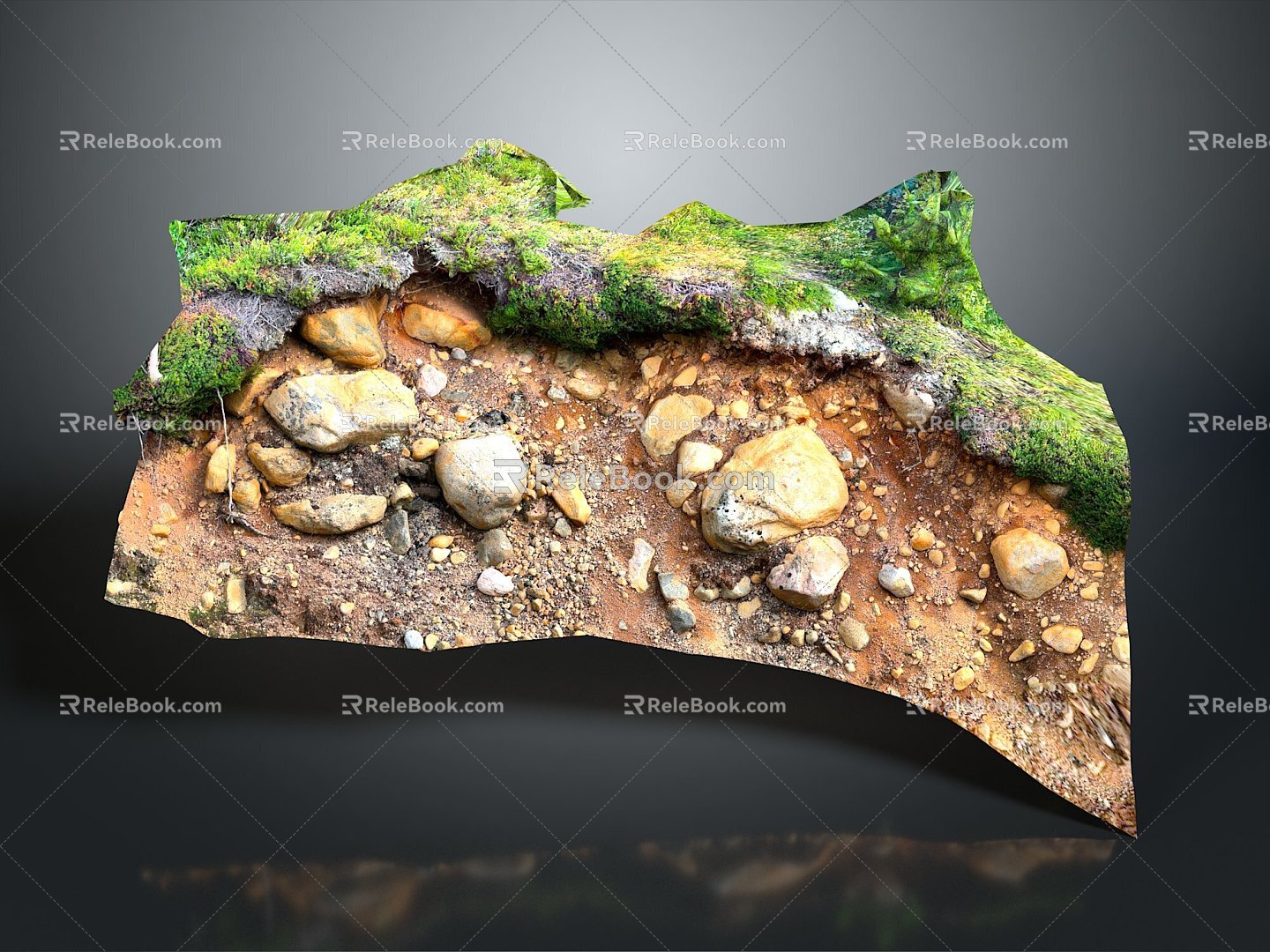 Geography, topography, mountain shape, ridge, ridge, valley, mountain range, canyon, geomorphology, mountain peak, mountain body 3d model