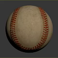 Durable Traditional Baseball Sport Equipment Featuring Red Stitching And Classic Design