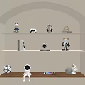 Ornaments combination 3d model