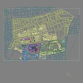 Modern Urban Aerial Planning With Waterfront Areas Green Spaces And Bridges