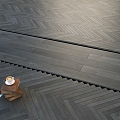 Modern wood floor I-shaped floor herringbone floor fish bone floor log wind floor solid wood floor dark floor old floor indoor floor 3d model