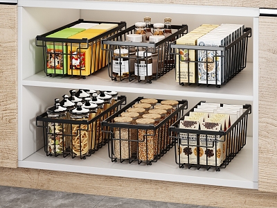 Kitchen Cabinet Storage Basket model