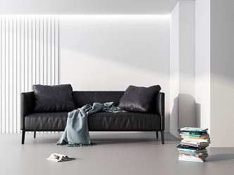 Modern double sofa 3d model