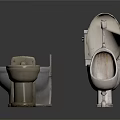 Different Bathroom Toilet Designs Including Urinals and Commodes for Living Spaces