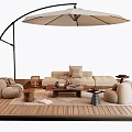 Modern Outdoor Sofa Casual Sofa Coffee Table Single Sofa Lazy Sofa Double Sofa 3d model