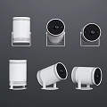 Modern Decorative Downlights And Spotlights With White Finish Various Styles For Home Interior Lighting
