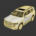 White Modern SUV With Black Roof Front Grille And Alloy Wheels Design