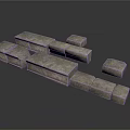 Stone Building Components With Various Shapes Rectangular Cuboid And Cube Blocks