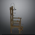 Wooden Sculpture Carving Workbench With Tools Shelves And Work Surface Design