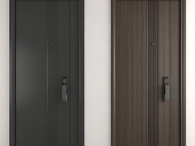 Modern security door entry door model