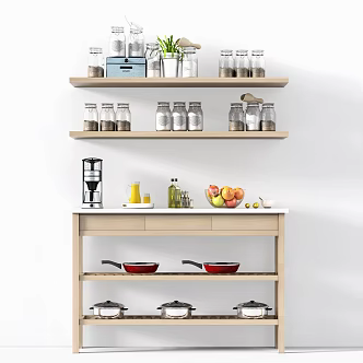 Modern Kitchen Appliances 3d model