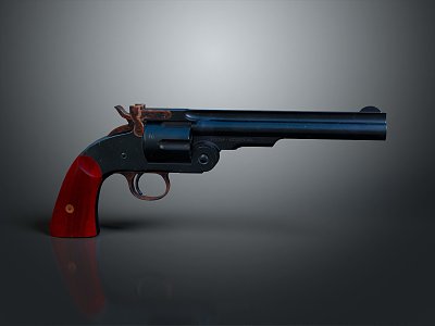 Tactical revolver pistol semi-automatic pistol automatic pistol 3d model