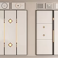 Honeycomb Large Panel Ceiling Integrated Ceiling 3d model