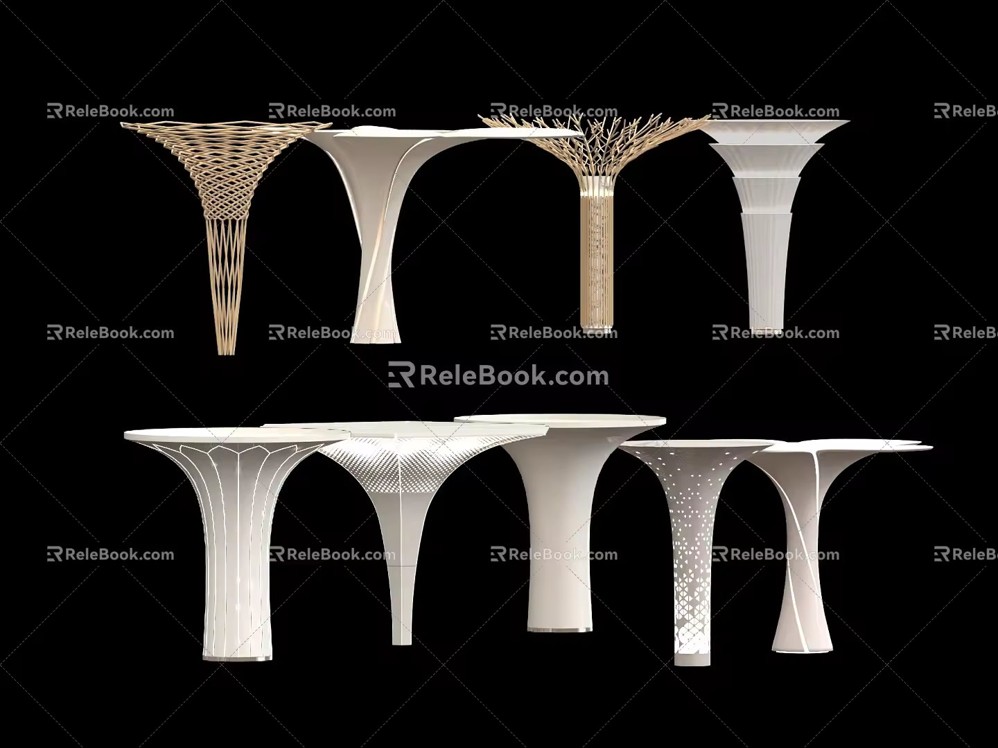 Modern Column Special-shaped Column Decorative Column Modeling Column 3d model