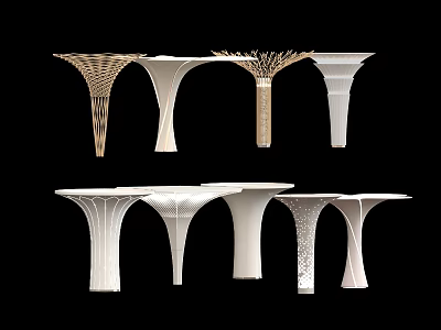 Modern Column Special-shaped Column Decorative Column Modeling Column 3d model