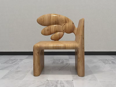 Public Chair Special-shaped Rest Chair Leisure Chair Children's Chair 3d model