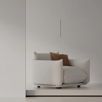 modern leisure chair 3d model