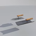 Durable Hardware Tools Trowels With Wooden Handles And Metal Blades For Construction