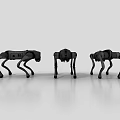 Smart Machine Quadruped Robot Model G02 With Mechanical Legs And Camera