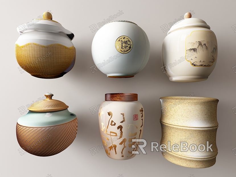 New Chinese Tea Set model