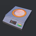 Canteen Induction Cooker With Stainless Steel Surface Digital Control And Heating Plate