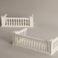 European-style Roman Column Railing Aquarius Column Railing 3d model