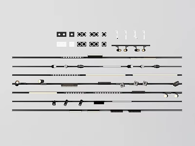 Modern LED Downlights and Spotlights with Different Styles for Home Ceiling Lighting 3d model