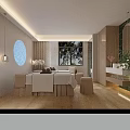 Luxury SPA Room Interior With Massage Bed Wooden Flooring Natural Light And Green Plants