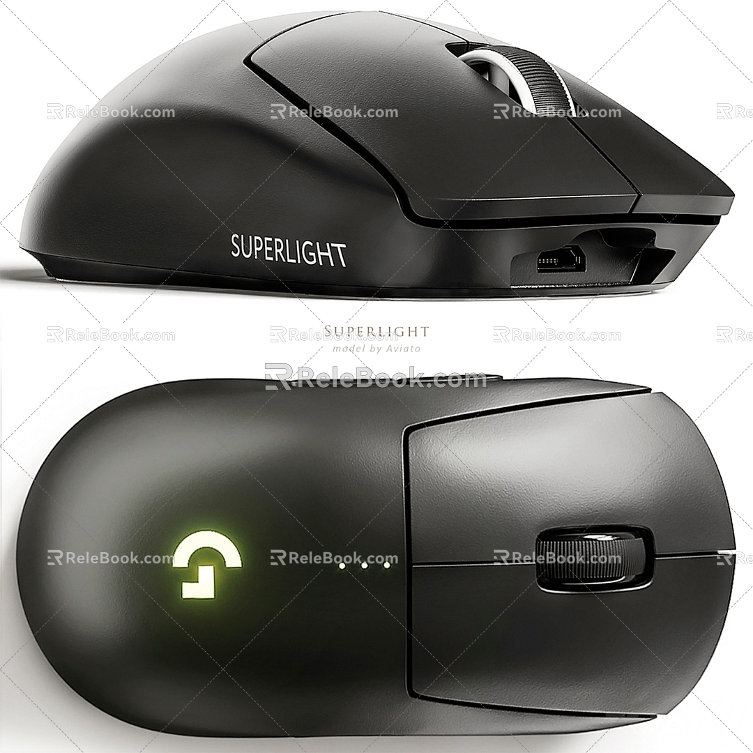 Logitech Wireless Mouse 3d model