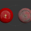 Red Propane Cylinders Showing New and Worn Conditions on Black Background