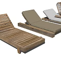 Wooden Lounge Chairs With Cushions And Various Designs For Outdoor Spaces