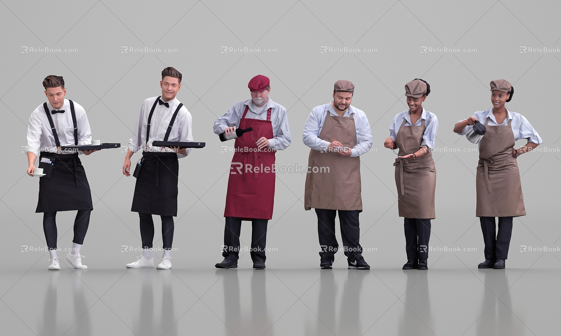 Modern multiplayer waiter model