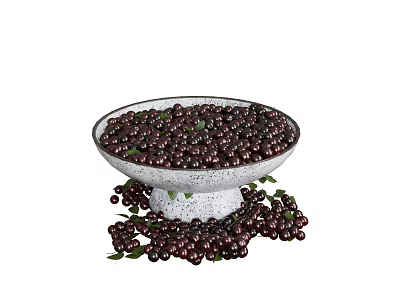 Fruit Fruit Plate Dining Table Ornaments Kitchen Supplies 3d model