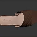 Women's Brown Quilted Block Heel Mules With Diamond Pattern And Stylish Design